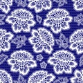 Vector Romantic Floral Lace Seamless Pattern Royalty Free Stock Photo